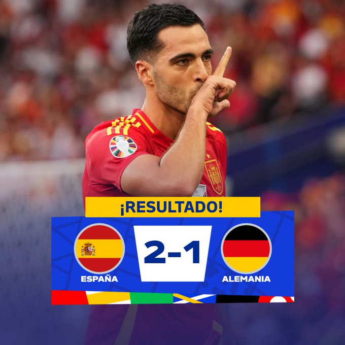 España vence a Alemania y avanza a semifinales de la Eurocopa - En La ...