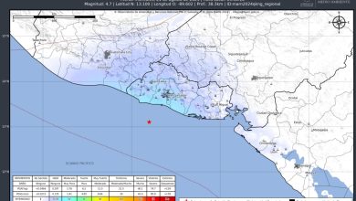 Sismo se registra en El Salvador