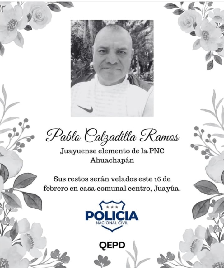 Esquela  Pablo Andrés Calzadilla