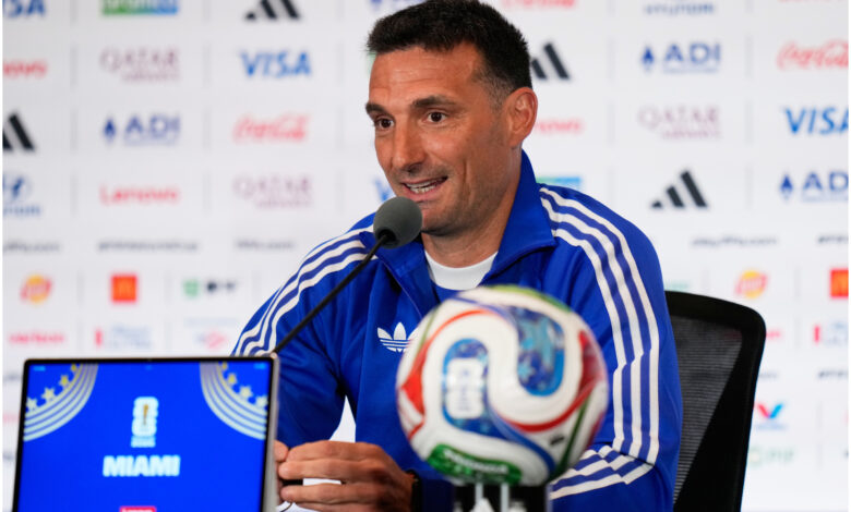 Scaloni sobre enfrentar a Inglaterra: “Es un partido de fútbol, mezclar otras cosas sería una locura”