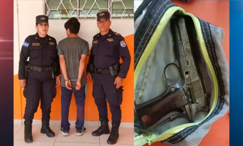 Disparo en centro escolar de Santa Ana deja un adolescente herido y otro capturado