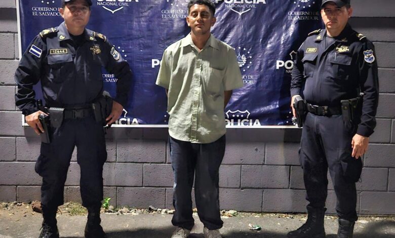 Capturan en Sonsonate a presunto integrante de la MS13