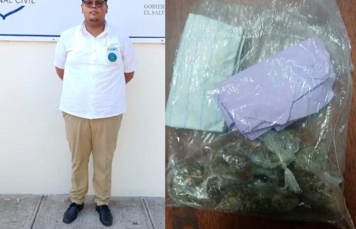 PNC detiene a alumno de instituto por posesión de marihuana