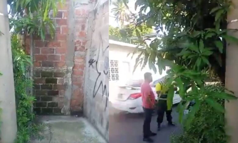 MOP da 24 horas para retirar muro que invade una acera en Sonzacate