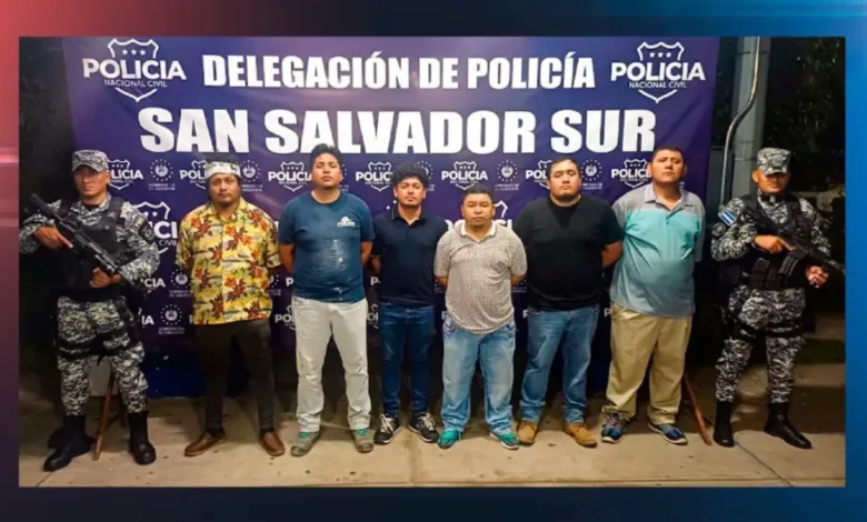 PNC arresta a seis involucrados en una violenta pelea dentro de un restaurante en San Salvador