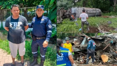 Capturan al conductor que huyó tras mortal accidente en la carretera al Puerto de La Libertad