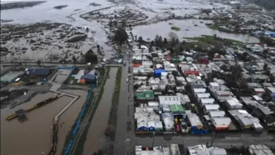 Temporal en Chile deja 10 fallecidos y más de 100,000 personas aisladas
