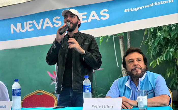 Bukele y Félix Ulloa serán nuevamente la fórmula presidencial de Nuevas Ideas para 2027