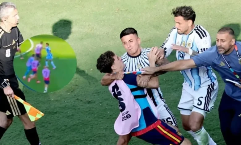 Por esta razón se fueron a los golpes en la final del Mundial