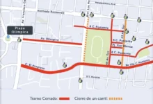 Cierres de calles este domingo en los alrededores del estadio “El Mágico” González