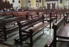 Lluvias y ráfagas de viento provocan filtraciones en la Catedral Metropolitana de San Salvador