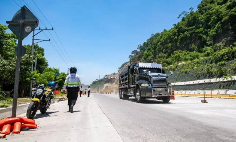 MOP abre el paso en el tramo Los Chorros 36 horas antes de lo previsto