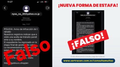 MOP advierte sobre mensajes falsos de multas de tránsito