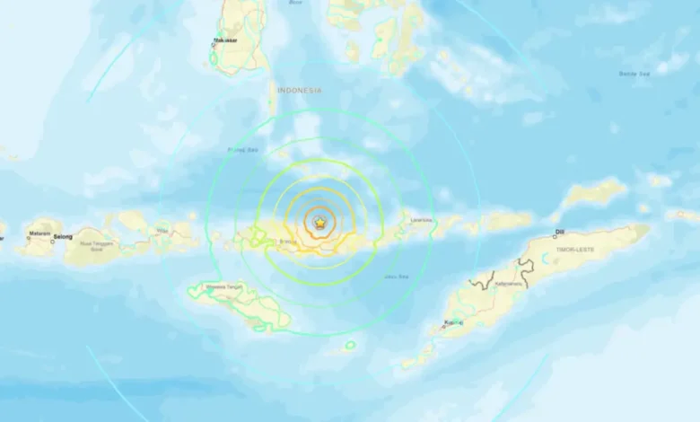 Sismo de magnitud 7,7 sacude el mar de Flores y activa alerta de tsunami en Indonesia