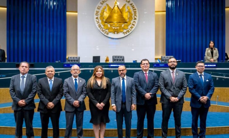 Asamblea Legislativa eligió y juramentó a los miembros del Consejo Nacional de la Judicatura