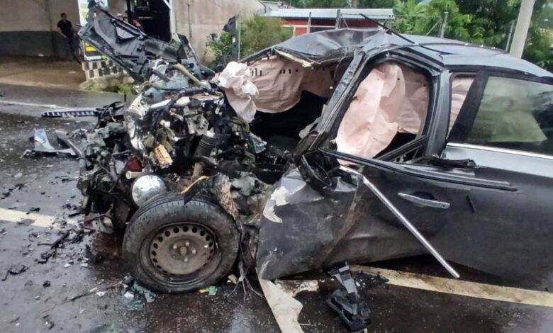 Capturan a conductor tras accidente vial que dejó dos muertos y un bebé lesionado