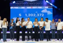 Anuncio del monto final recaudado en la Teletón 2026