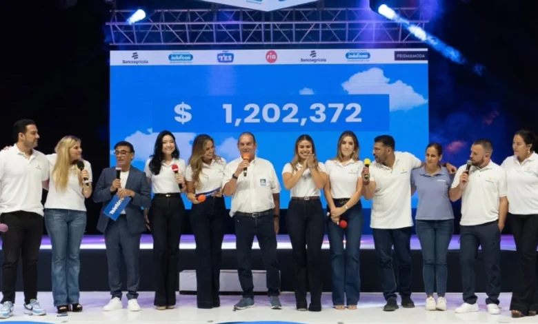 Anuncio del monto final recaudado en la Teletón 2026