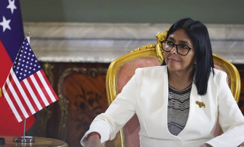 Donald Trump se reunió con Delcy Rodríguez en Nueva York