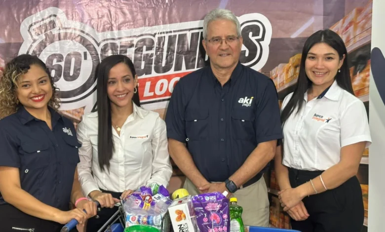 Promoción "60 Segundos de Locura" de Banco Integral y Red Akí Pago
