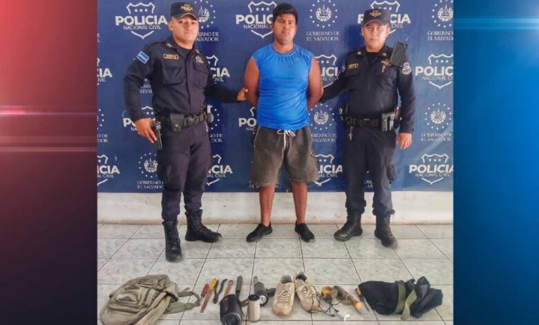 Reynaldo Miguel Anduray López, de 27 años, fue detenido por el delito de hurto en San Miguel, informó la Policía Nacional Civil (PNC).