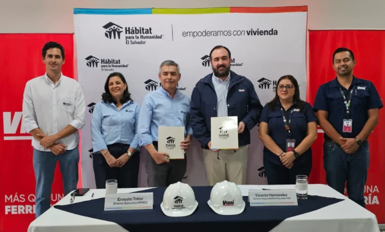 Renovación del convenio entre Hábitat para la Humanidad El Salvador y Almacenes Vidrí