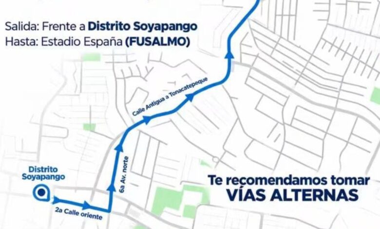 Intervendrán calles de Soyapango este sábado por el Desfile del Correo