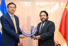 Vicepresidente Ulloa destaca labor del embajador chino al concluir su misión en El Salvador