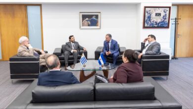 Vicepresidente Ulloa se reúne con el presidente de Uruguay