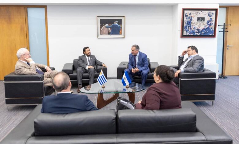 Vicepresidente Ulloa se reúne con el presidente de Uruguay