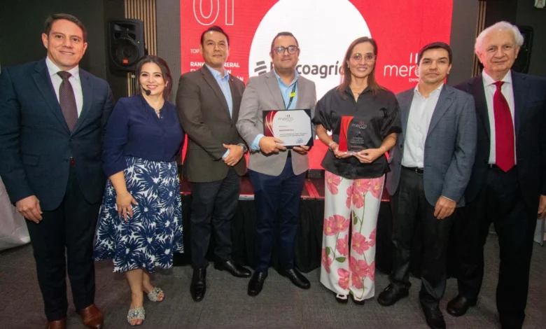 Bancoagrícola recibe primer lugar en ranking MERCO 2026 de reputación en El Salvador.