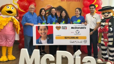 Entrega del donativo de McDía Feliz 2026 a Sana Mi Corazón